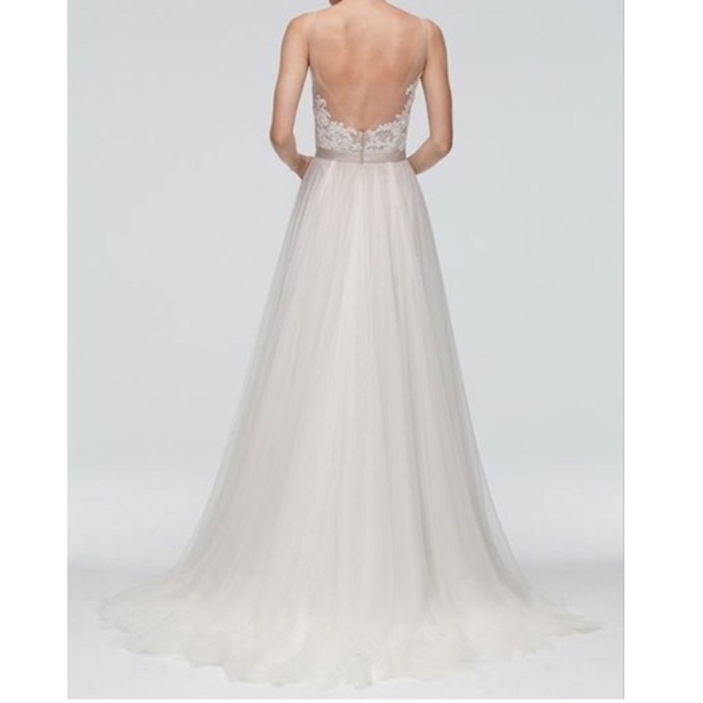 Watters Azriel gown Ivory/Latte/Mocha size 2 - Picture 2 of 9